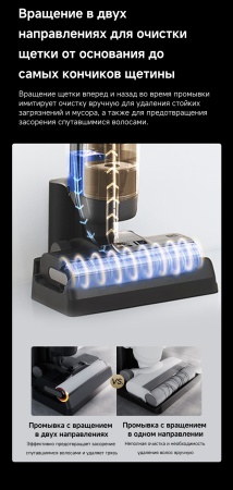 Беспроводной вертикальный пылесос Dreame Wet and Dry Vacuum H13 Pro Plus Mix