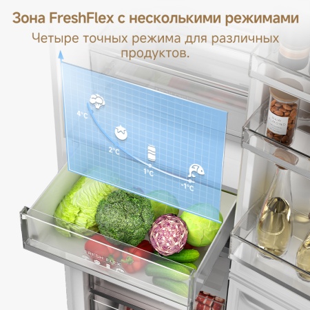 Холодильник Dreame Fridge 185 Combi DRB400-W 363L